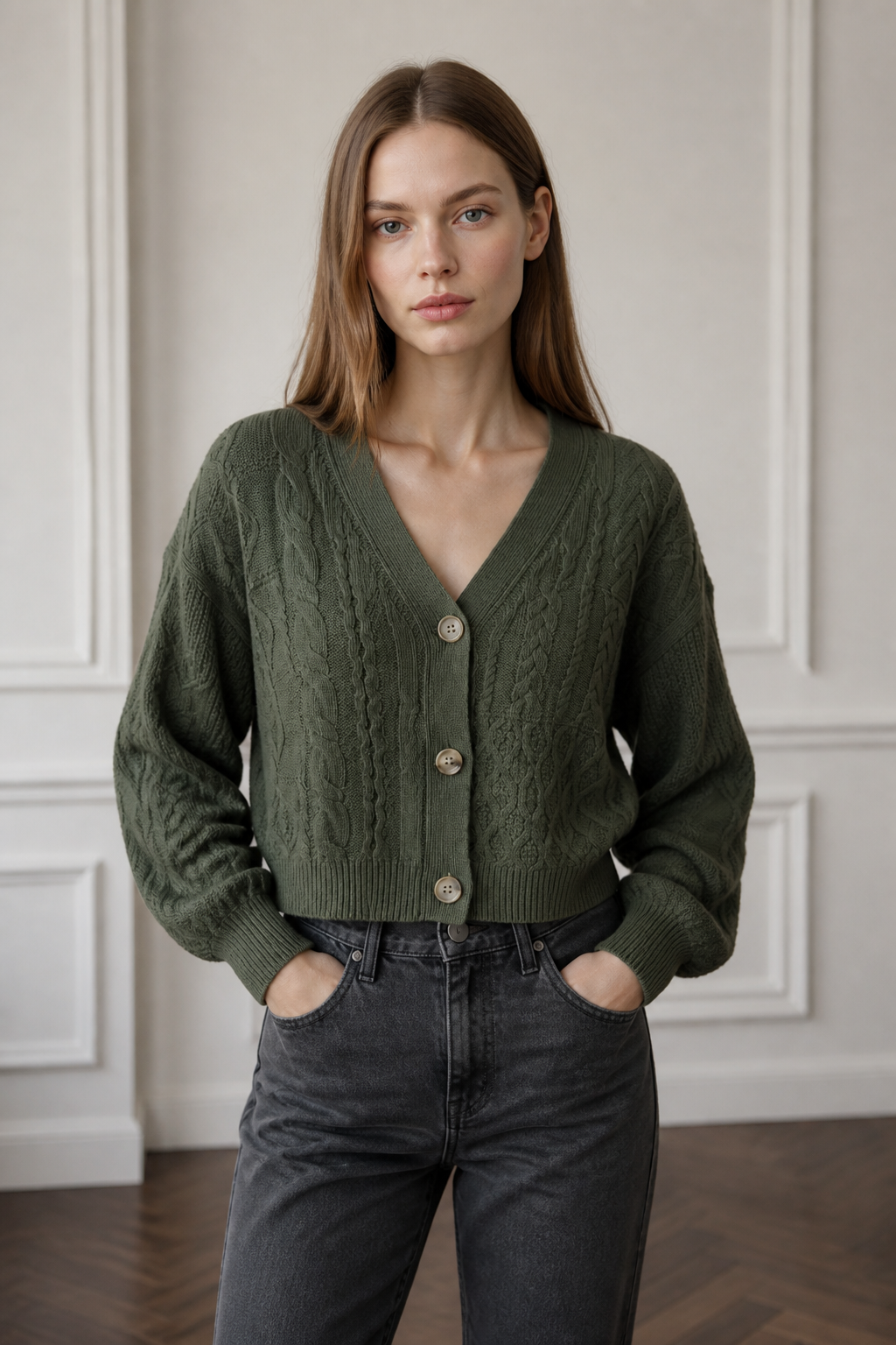 Cardigan de botones