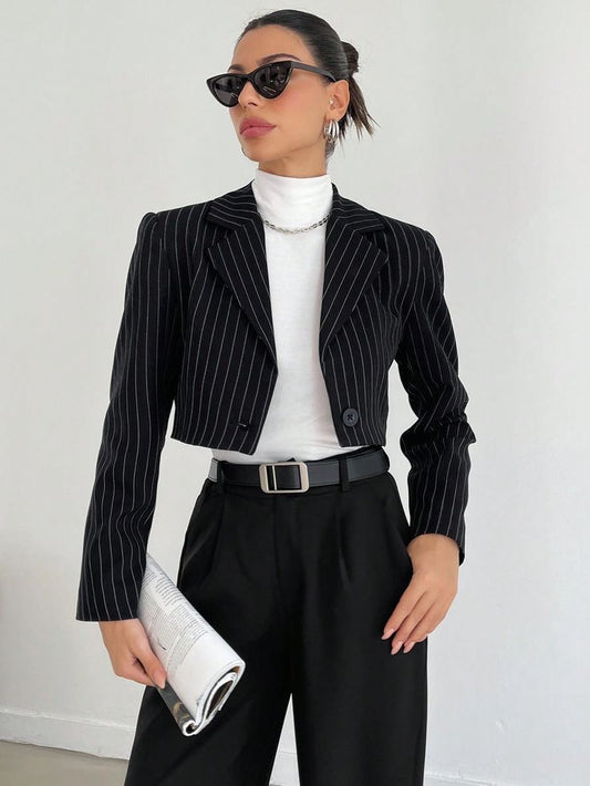 Blazer crop sastrero