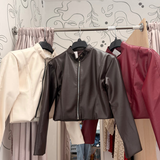 Chaqueta crop piloto