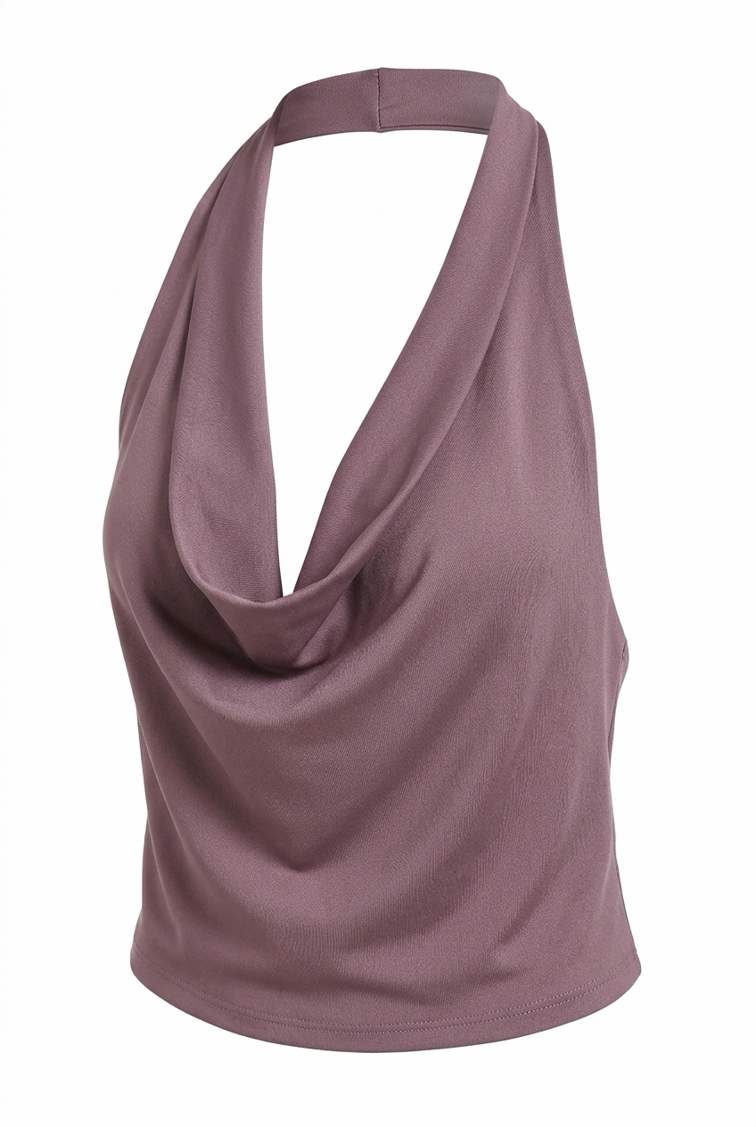 Top cuello caído