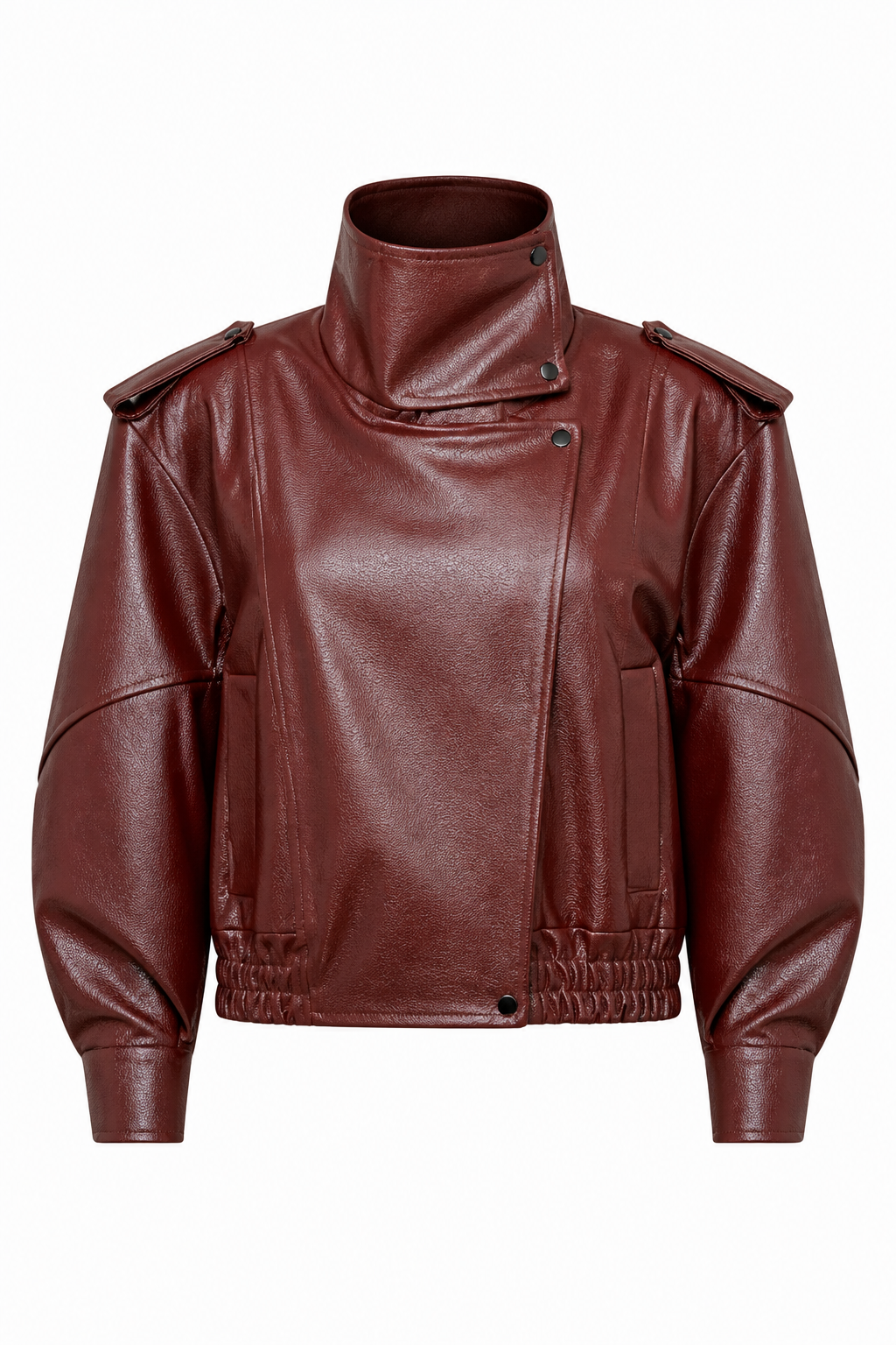 A. Chaqueta kaleia oversize de cuero