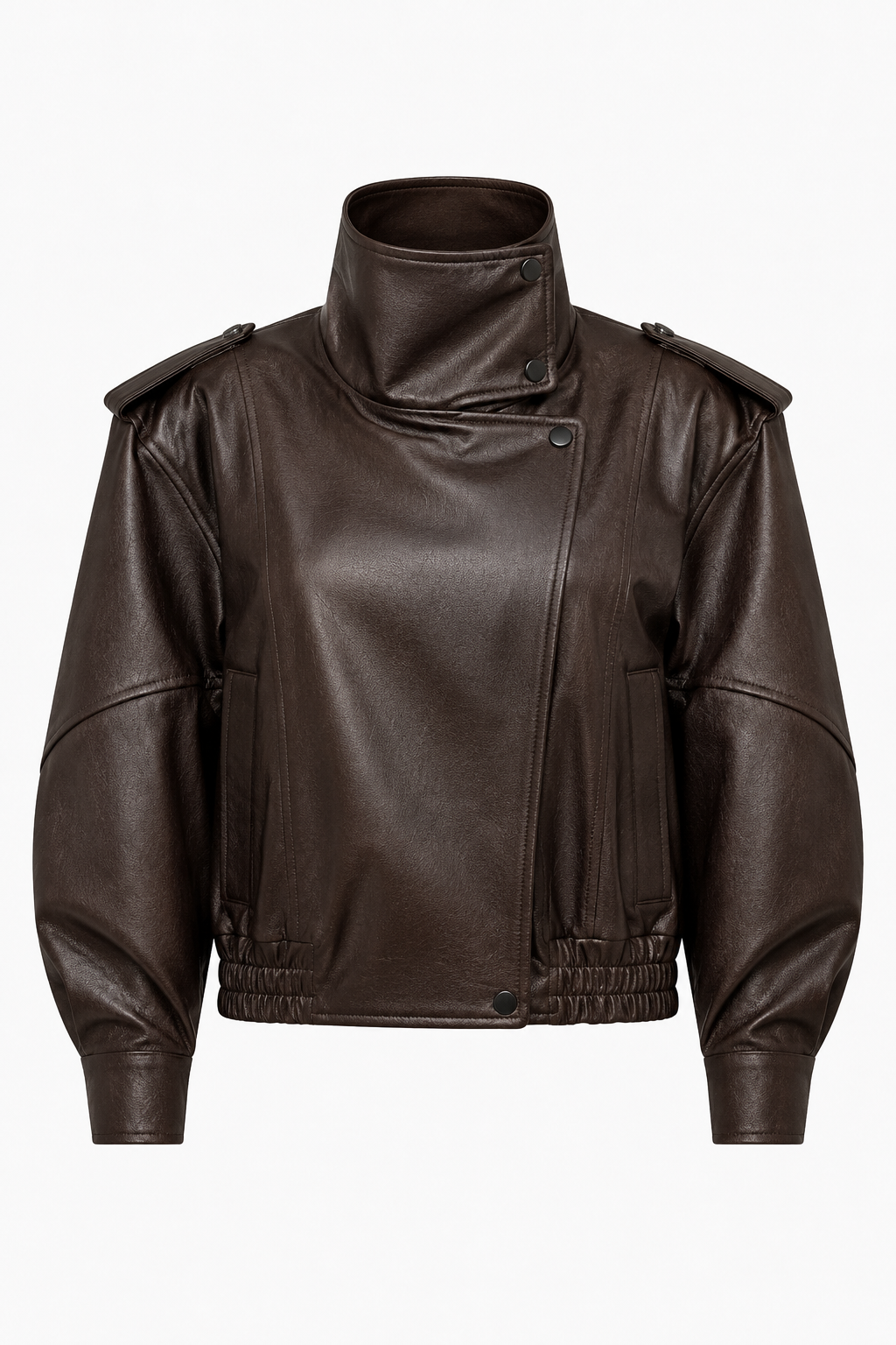 A. Chaqueta kaleia oversize de cuero