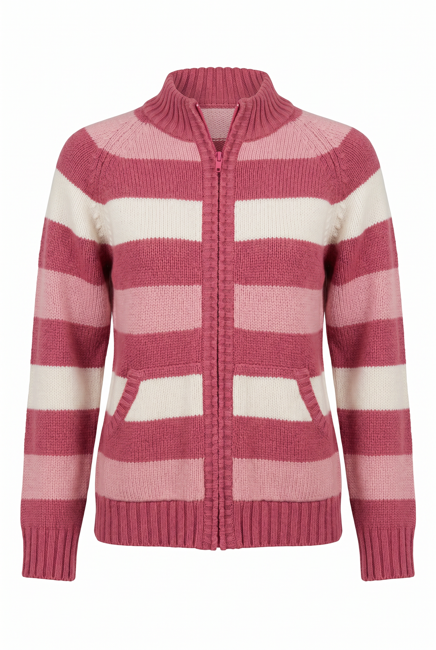 Cardigan a rayas