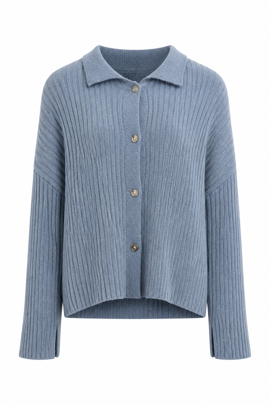 G. Cardigan oversize cuello camisa