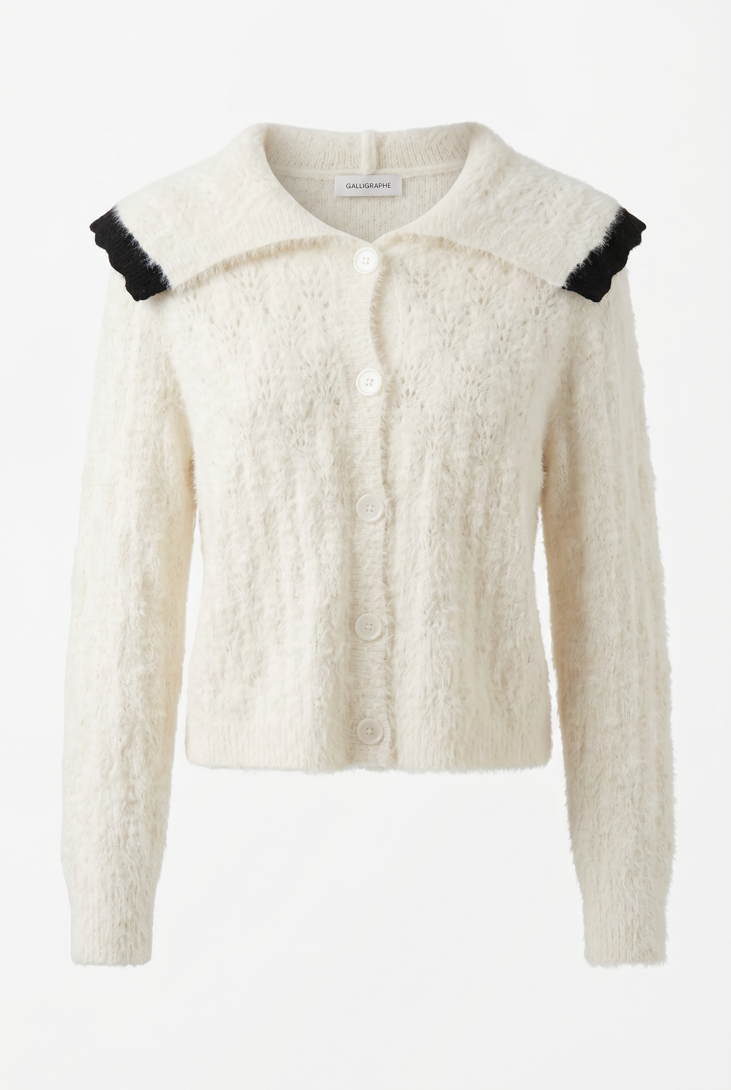 Cardigan blanco